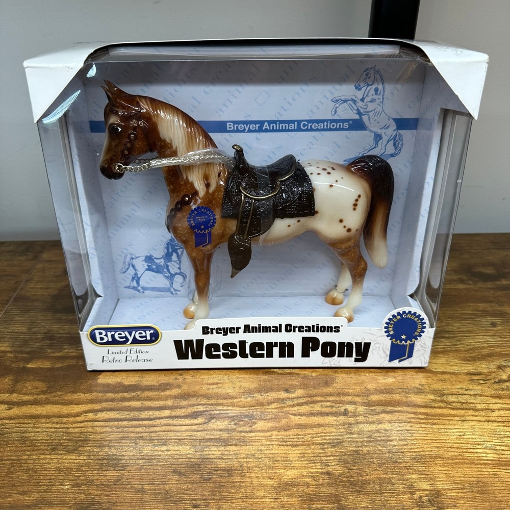 Breyer Western Pony Limited Edition Retro Release 1491 Glossy Chestnut Horse